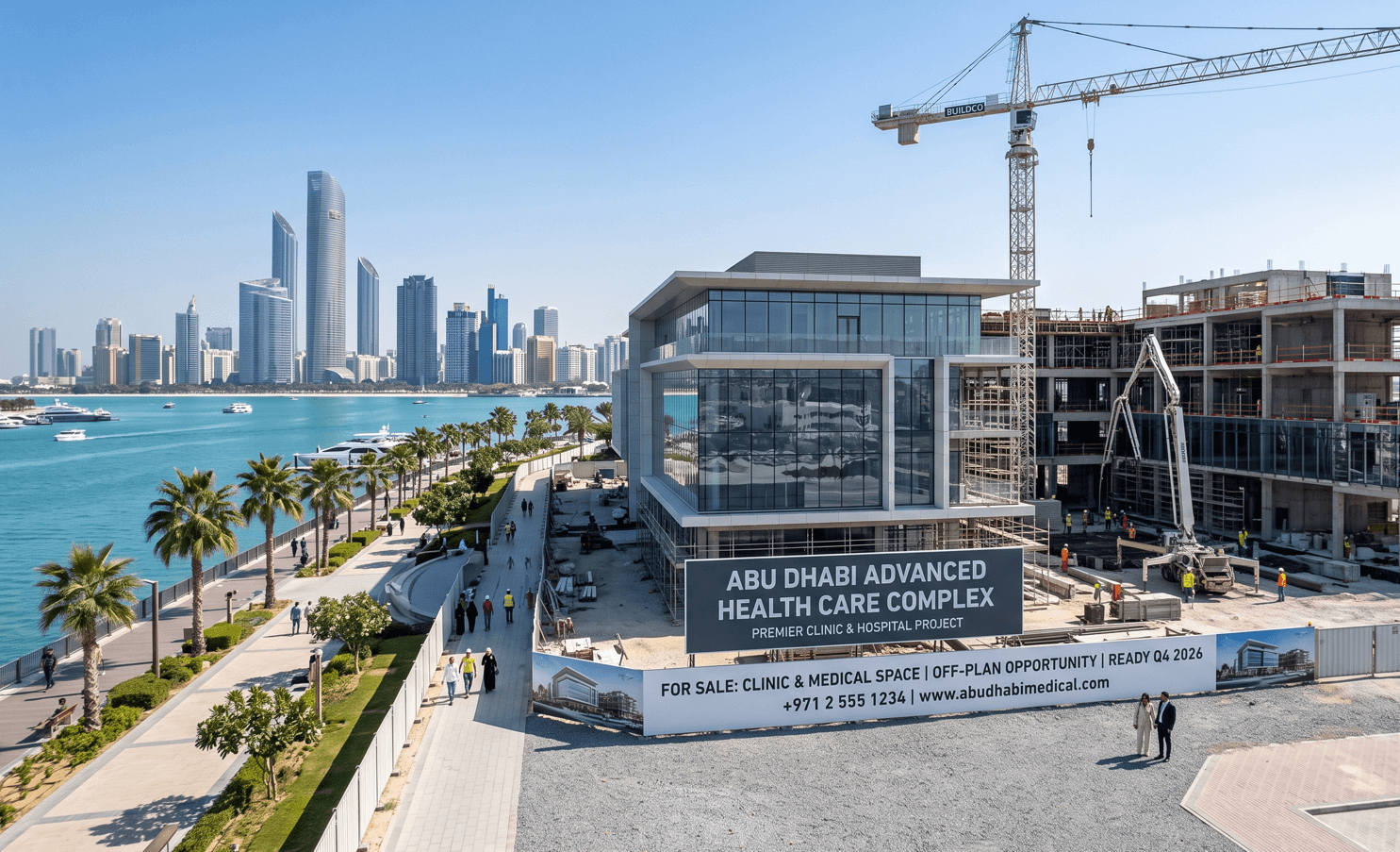 Premium Off-Plan Medical Clinic Space for Sale – Al Reem Island, Abu Dhabi Strategic Healthcare Investment Opportunity in a High-Density Waterfront Community